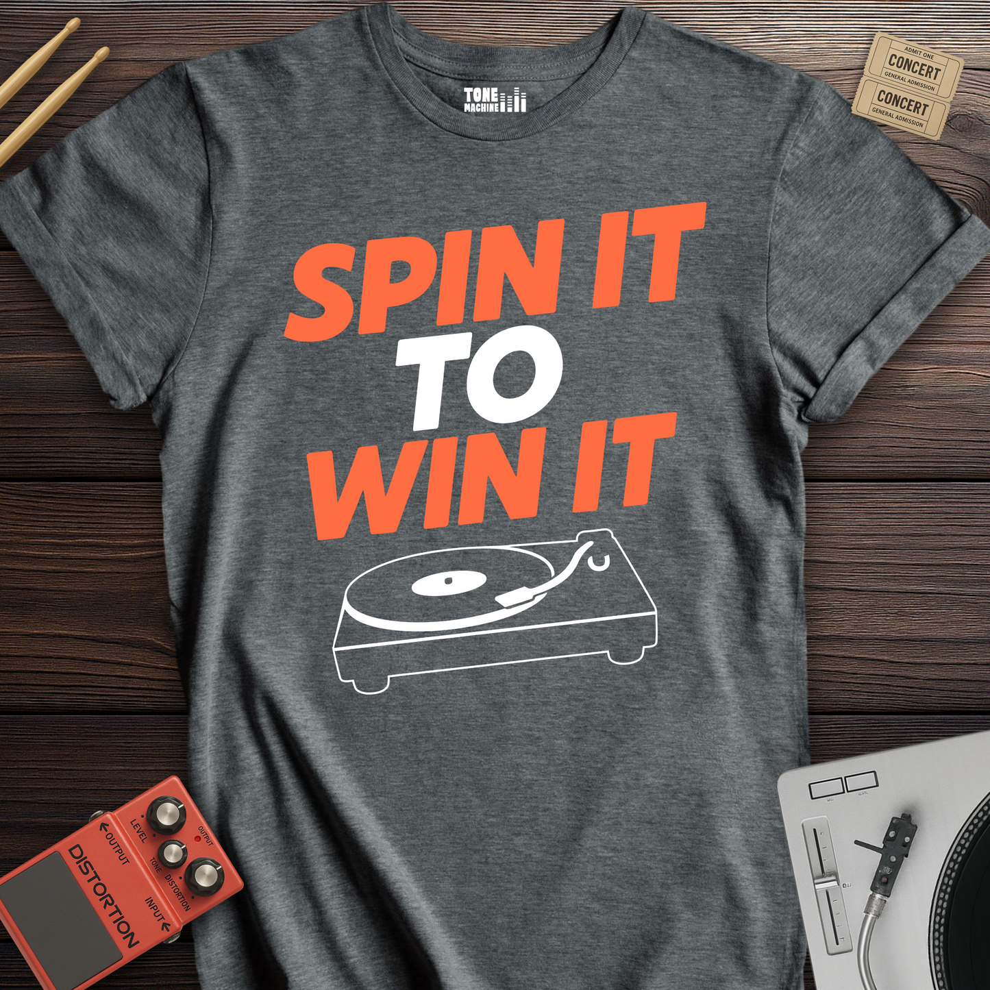 Spin It To Win It Vinyl T-Shirt