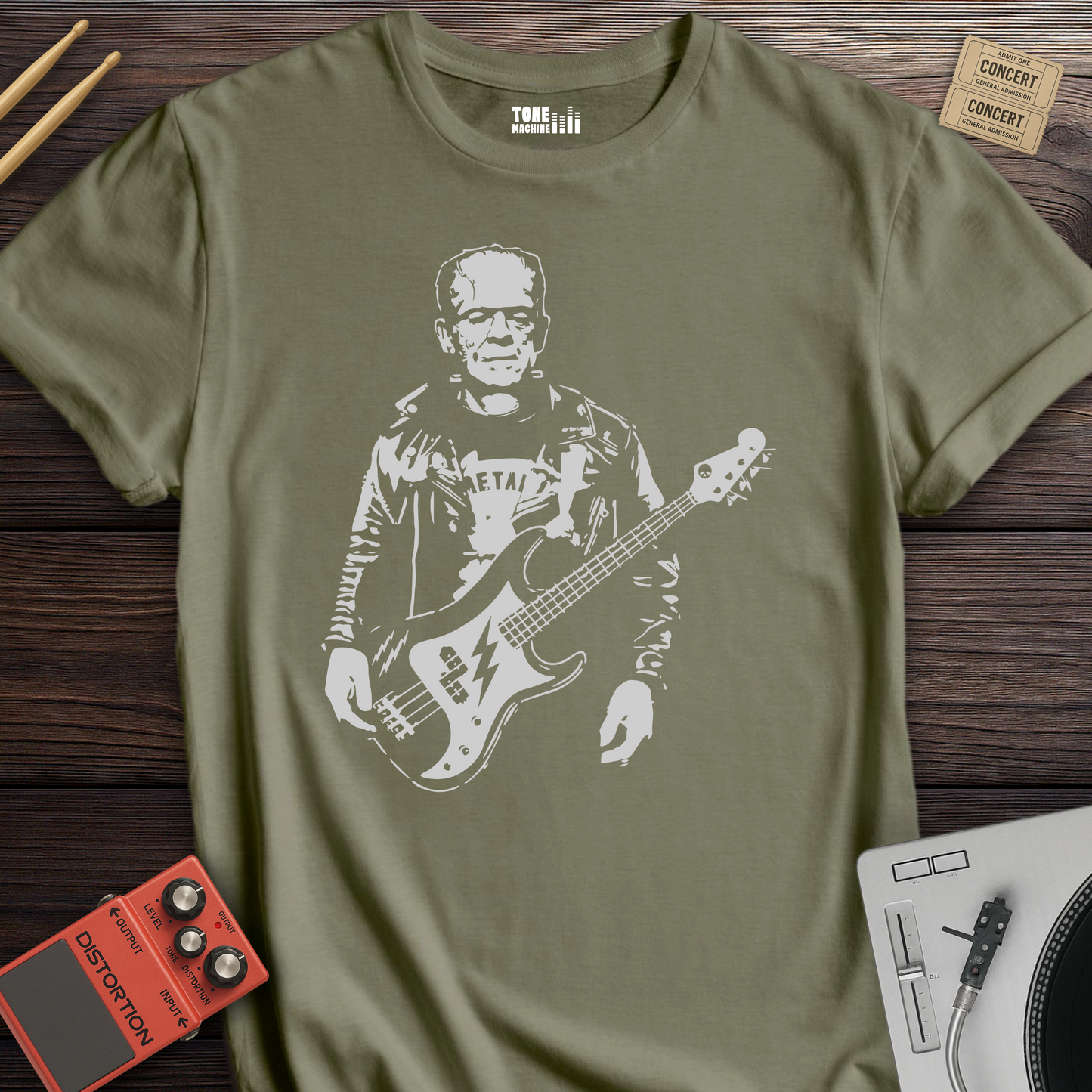 Frankenstein's Groove Bass T-Shirt