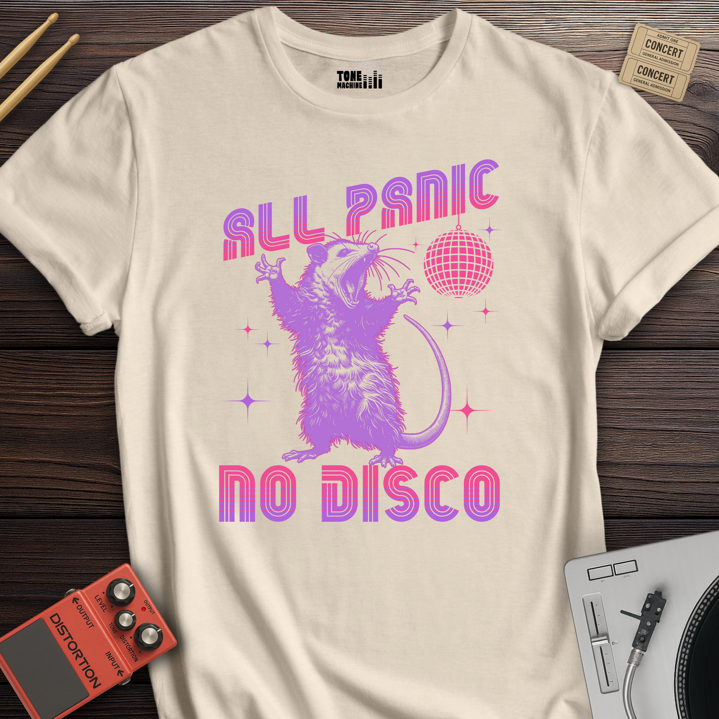 All Panic No Disco T-Shirt