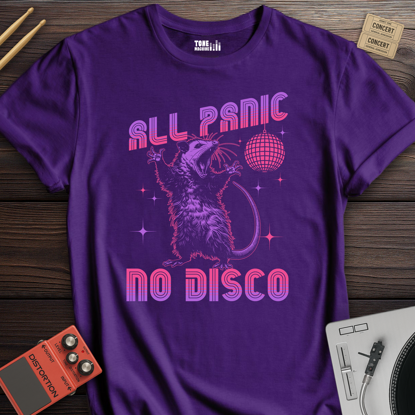 All Panic No Disco T-Shirt