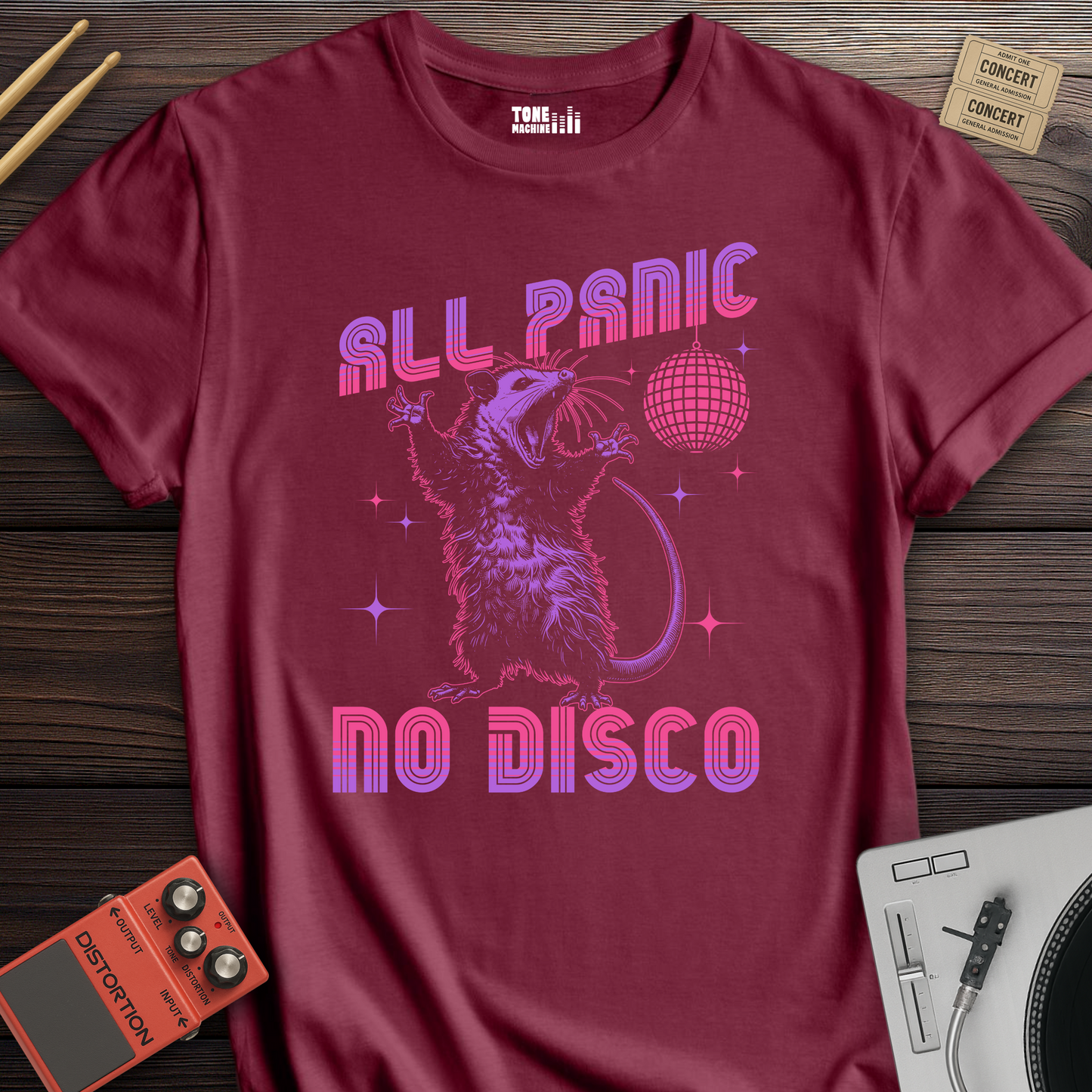 All Panic No Disco T-Shirt