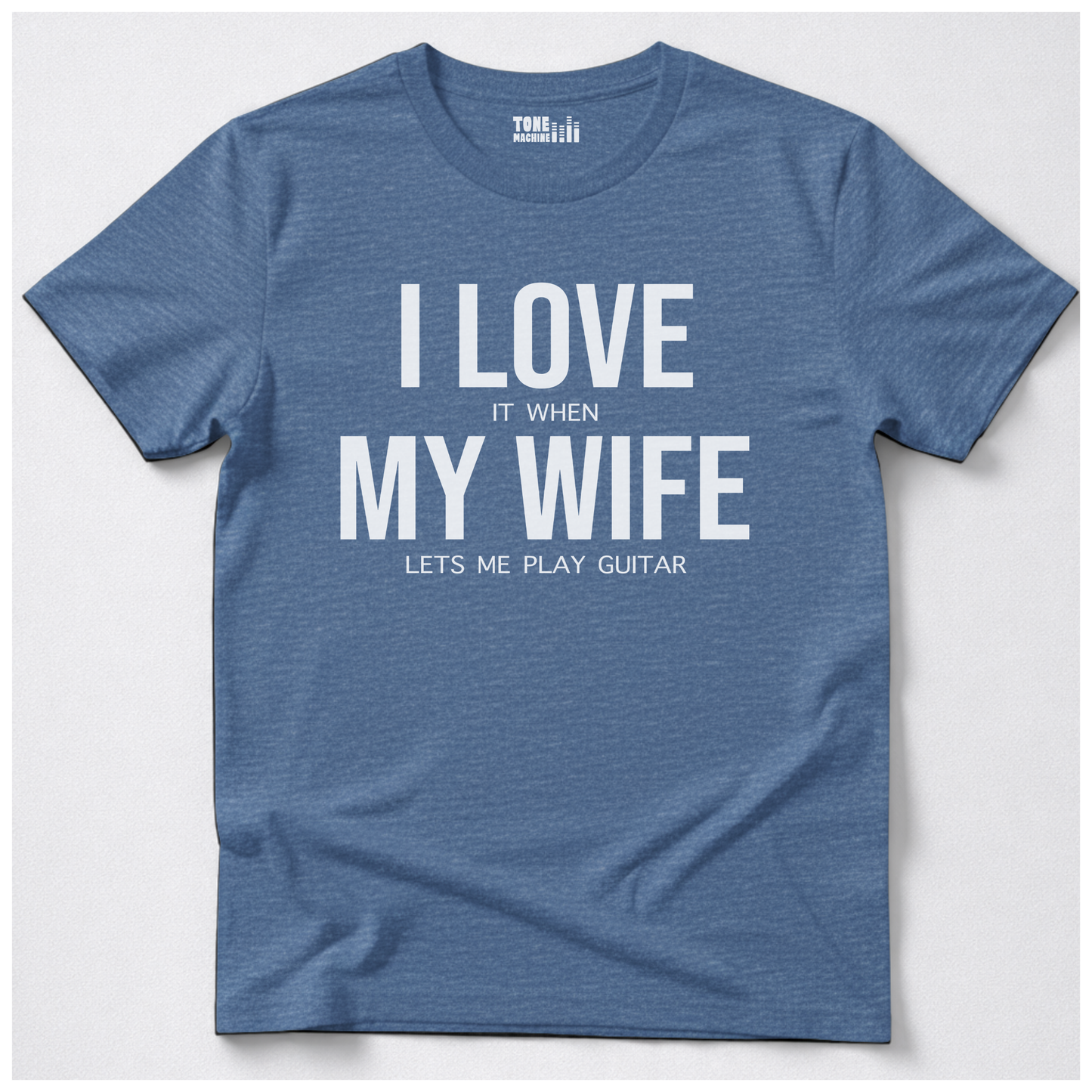 I Love My Wife Guitar T-Shirt
