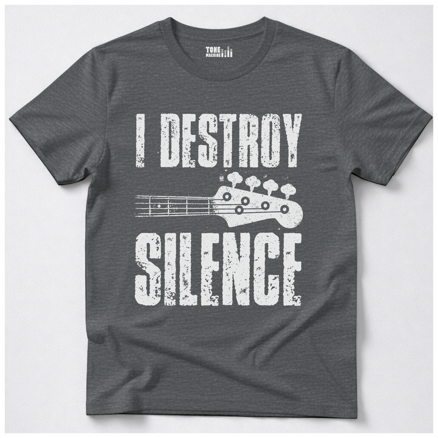 I Destroy Silence Bass T-Shirt