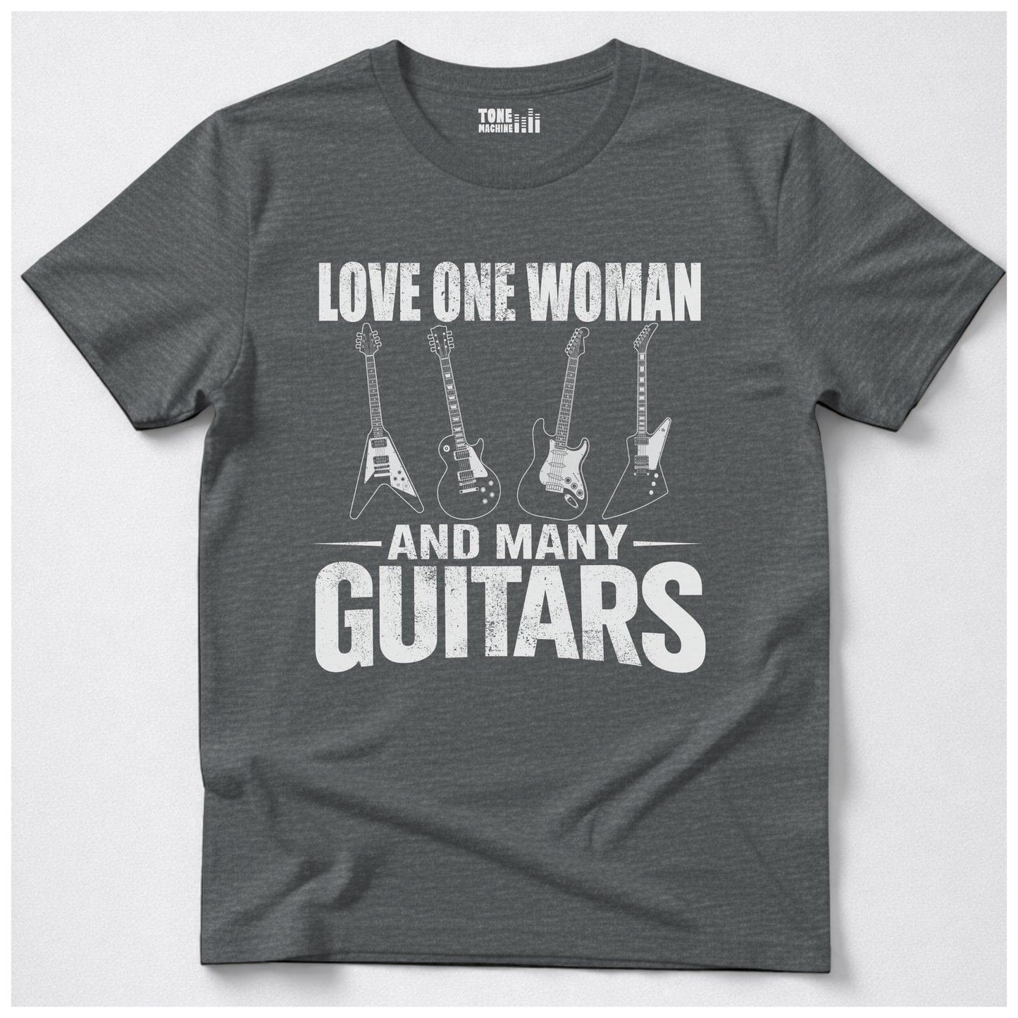 Love One Woman Many Guitars T-Shirt