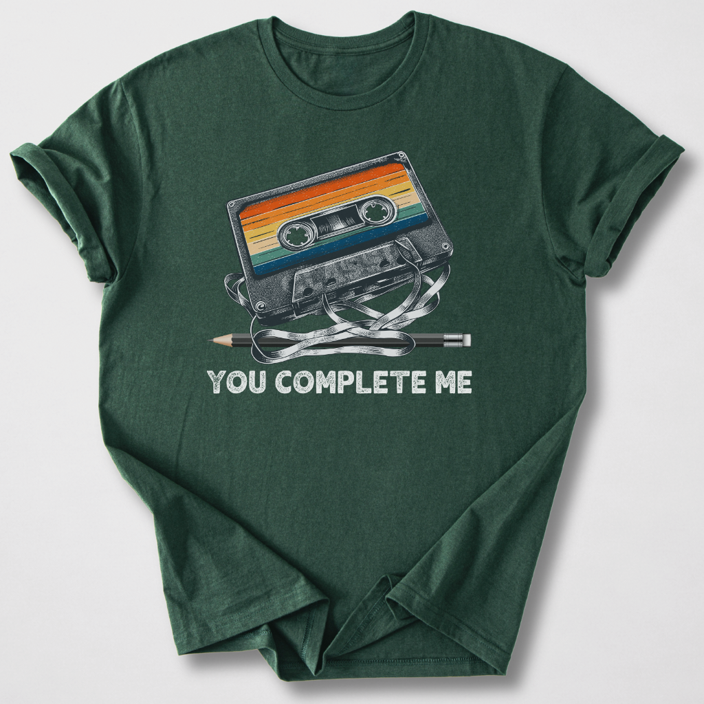 You Complete Me Cassette Retro T-Shirt