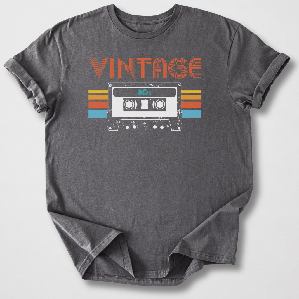 Vintage 80s Cassette Retro T-Shirt