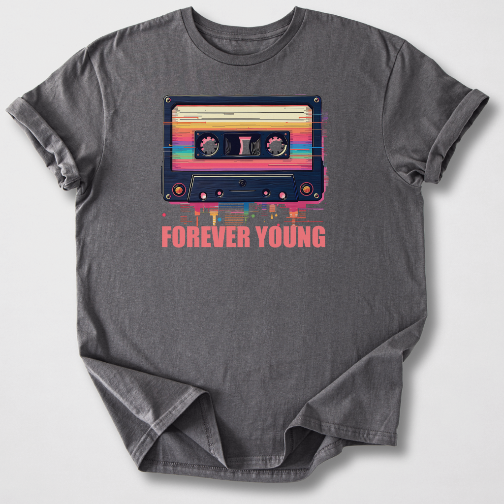 Forever Young Cassette Retro T-Shirt