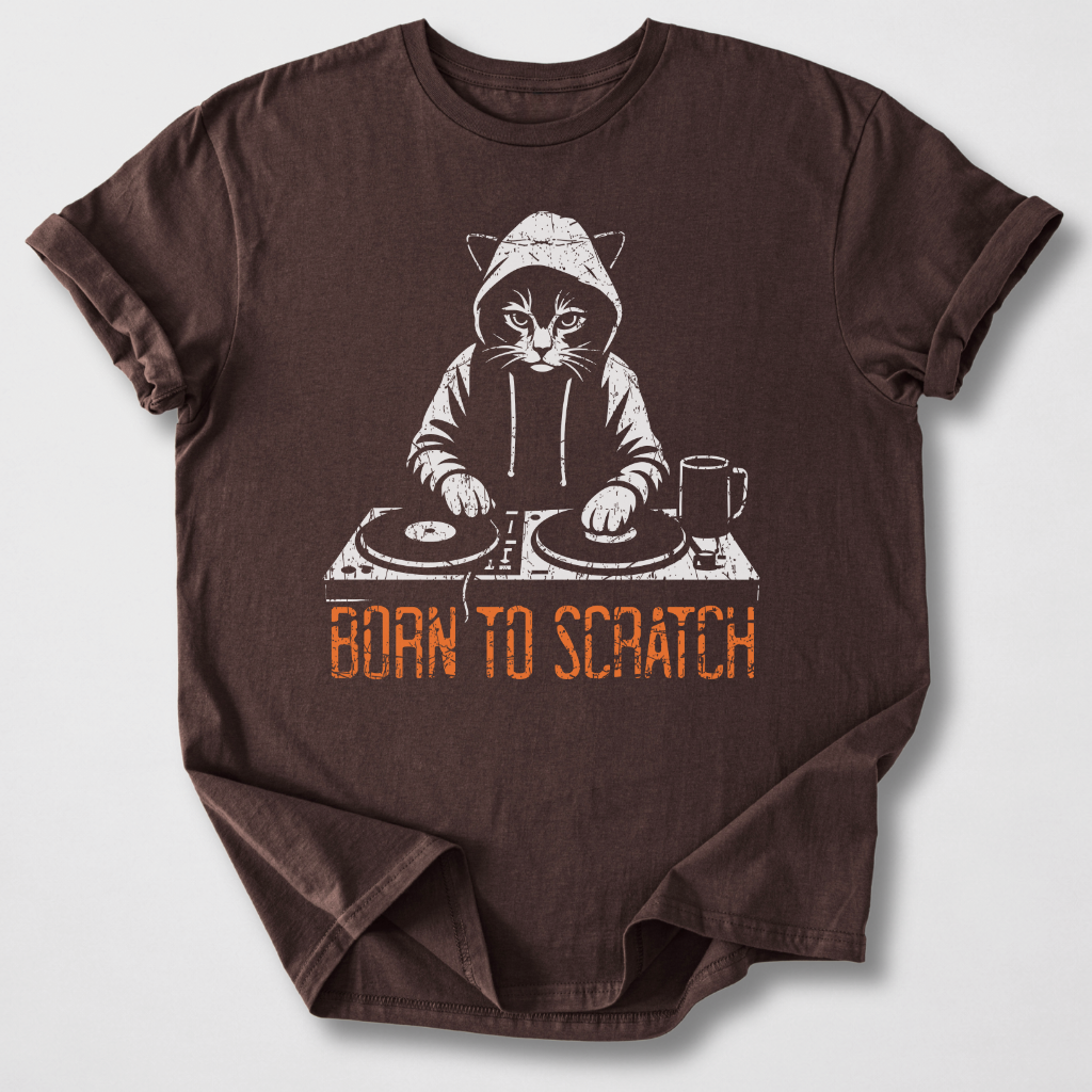 Born To Scratch DJ T-Shirt