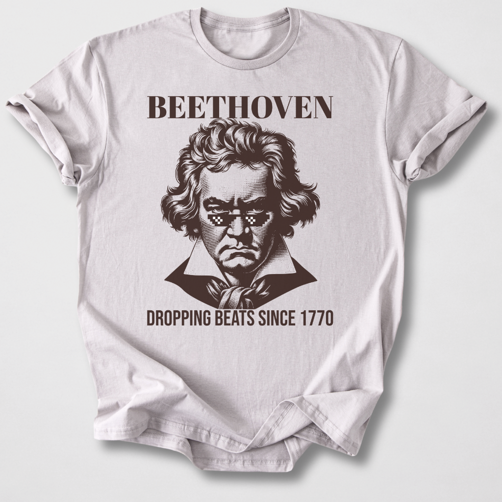 Beethoven Dropping Beats T-Shirt
