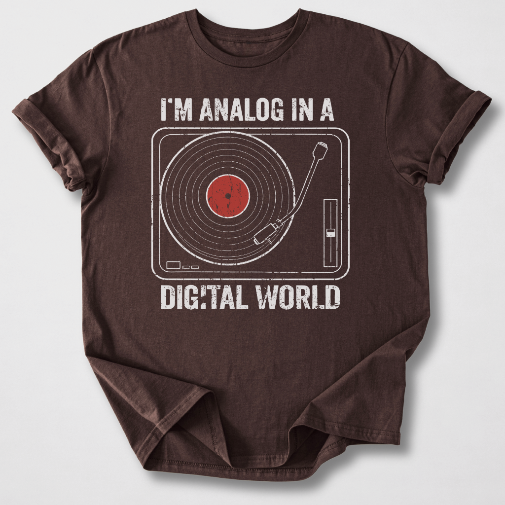 I'm Analog Vinyl T-Shirt