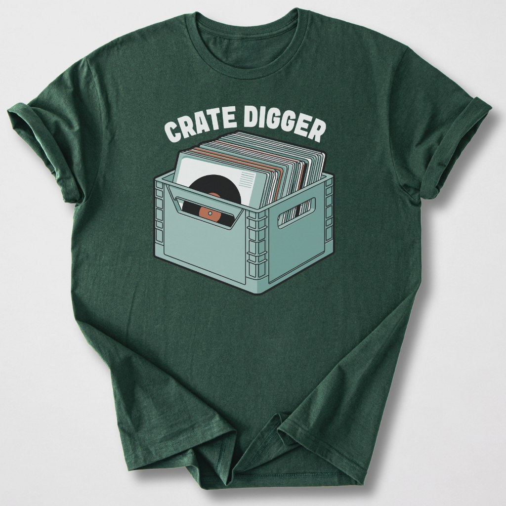 Crate Digger Vinyl T-Shirt