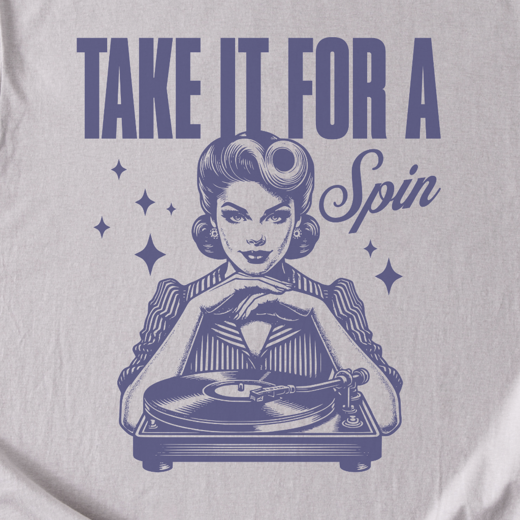 Take It For A Spin Vinyl T-Shirt