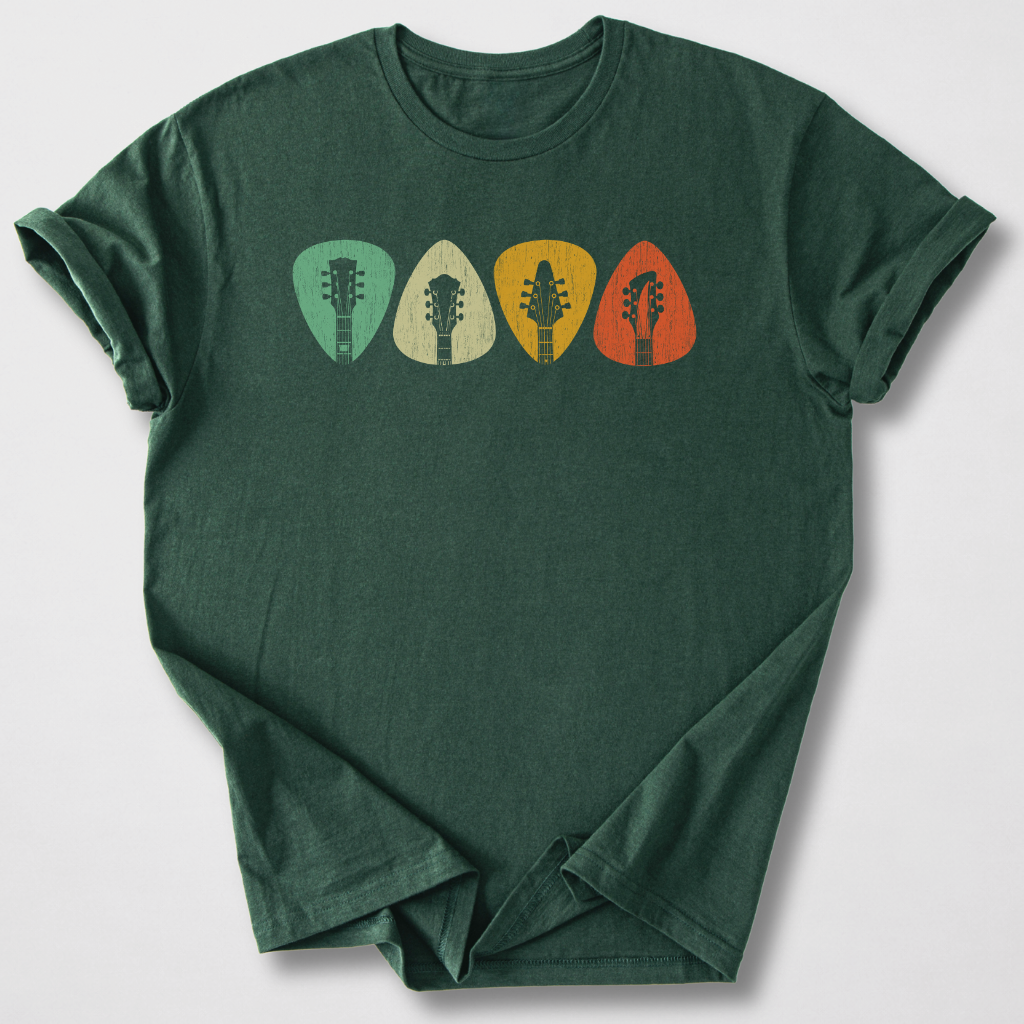Retro Guitar Picks T-Shirt