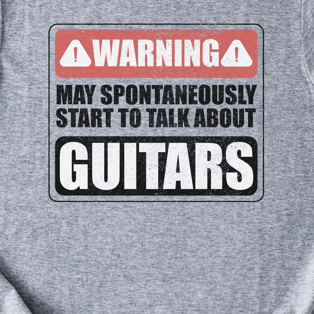 Warning May Talk About Guitars T-Shirt
