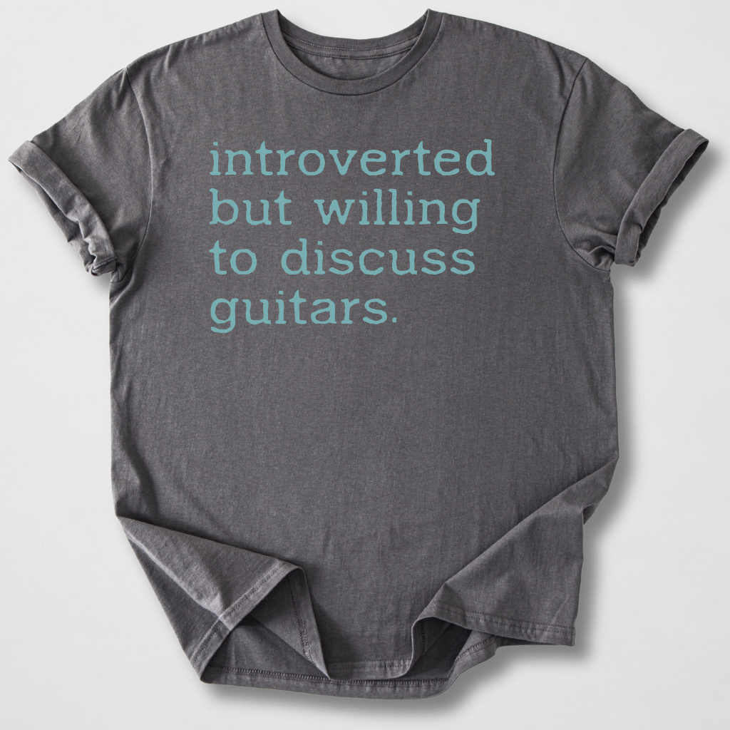 Willing To Discuss Guitars T-Shirt