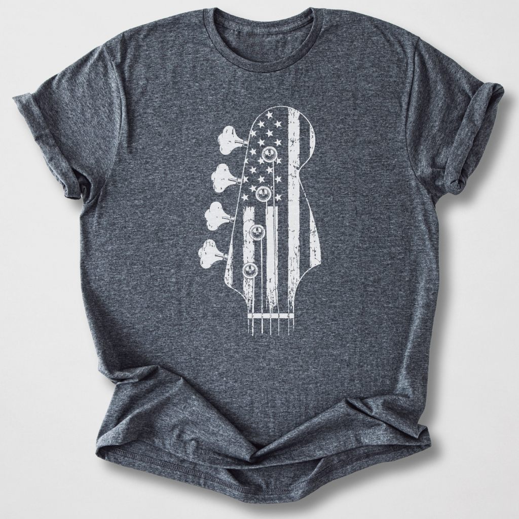 American Headstock Bass T-Shirt