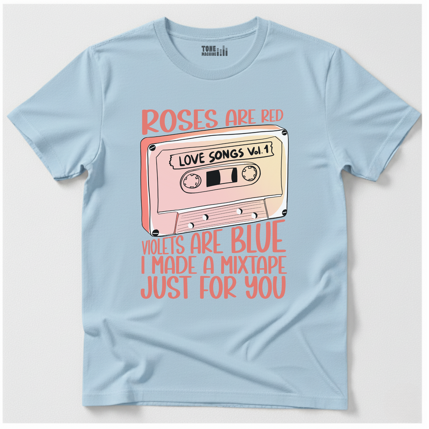 Roses Are Red Cassette Retro T-Shirt