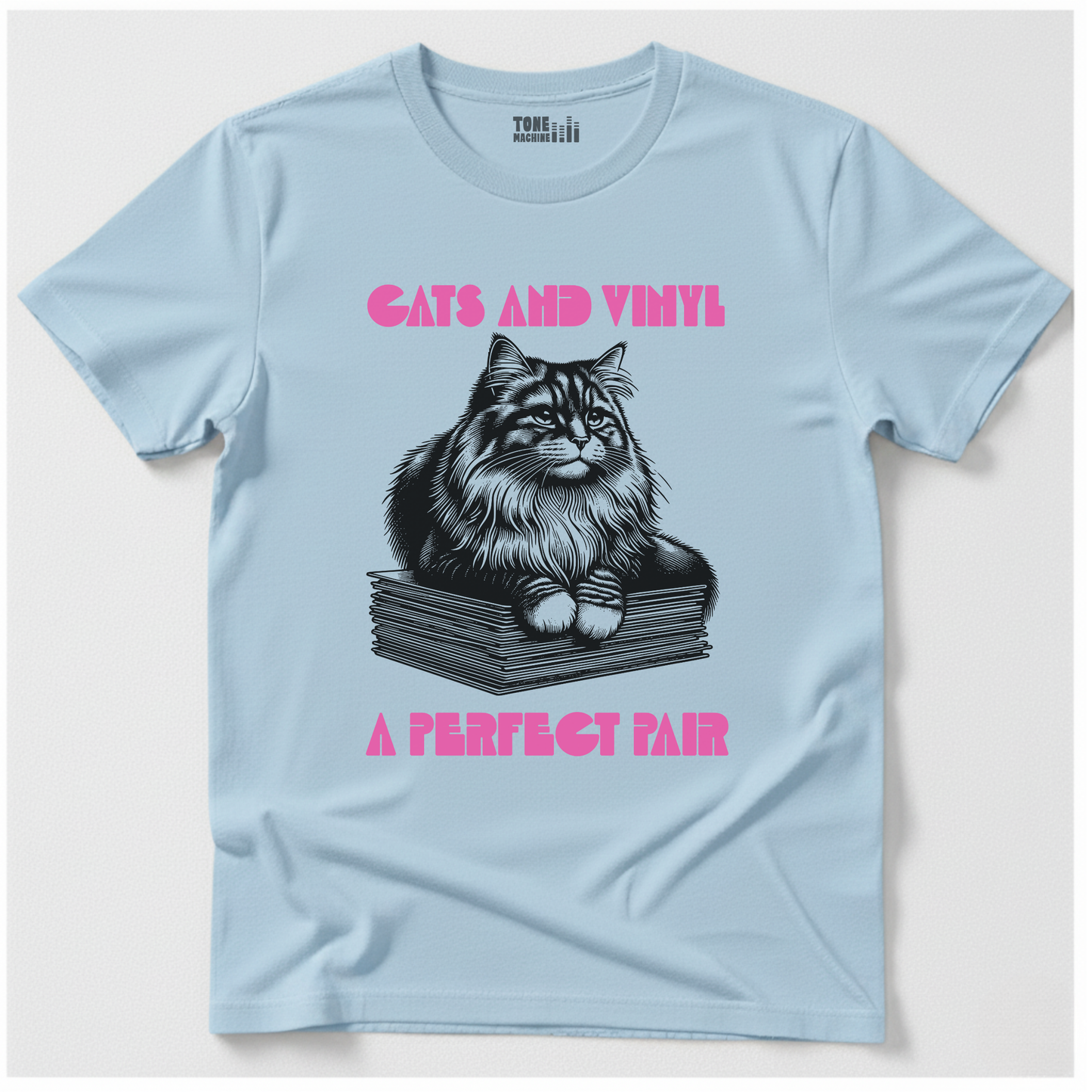 Cats And Vinyl A Perfect Pair T-Shirt
