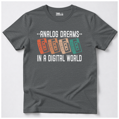 Analog Dreams Cassette Retro T-Shirt