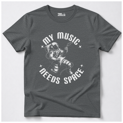 My Music Needs Space Guitar T-Shirt