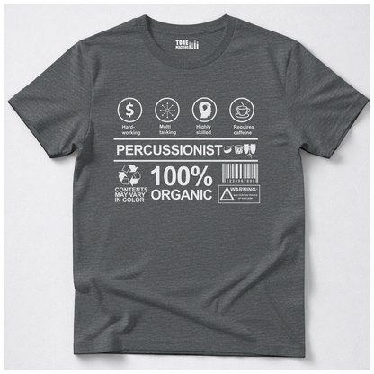 Percussionist Label Drum T-Shirt