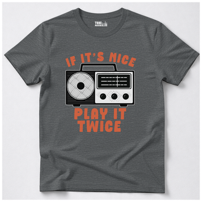 If It's Nice Play It Twice Retro T-Shirt
