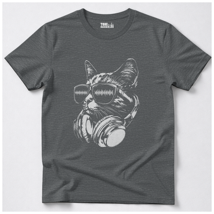 Raver Cat DJ T-Shirt