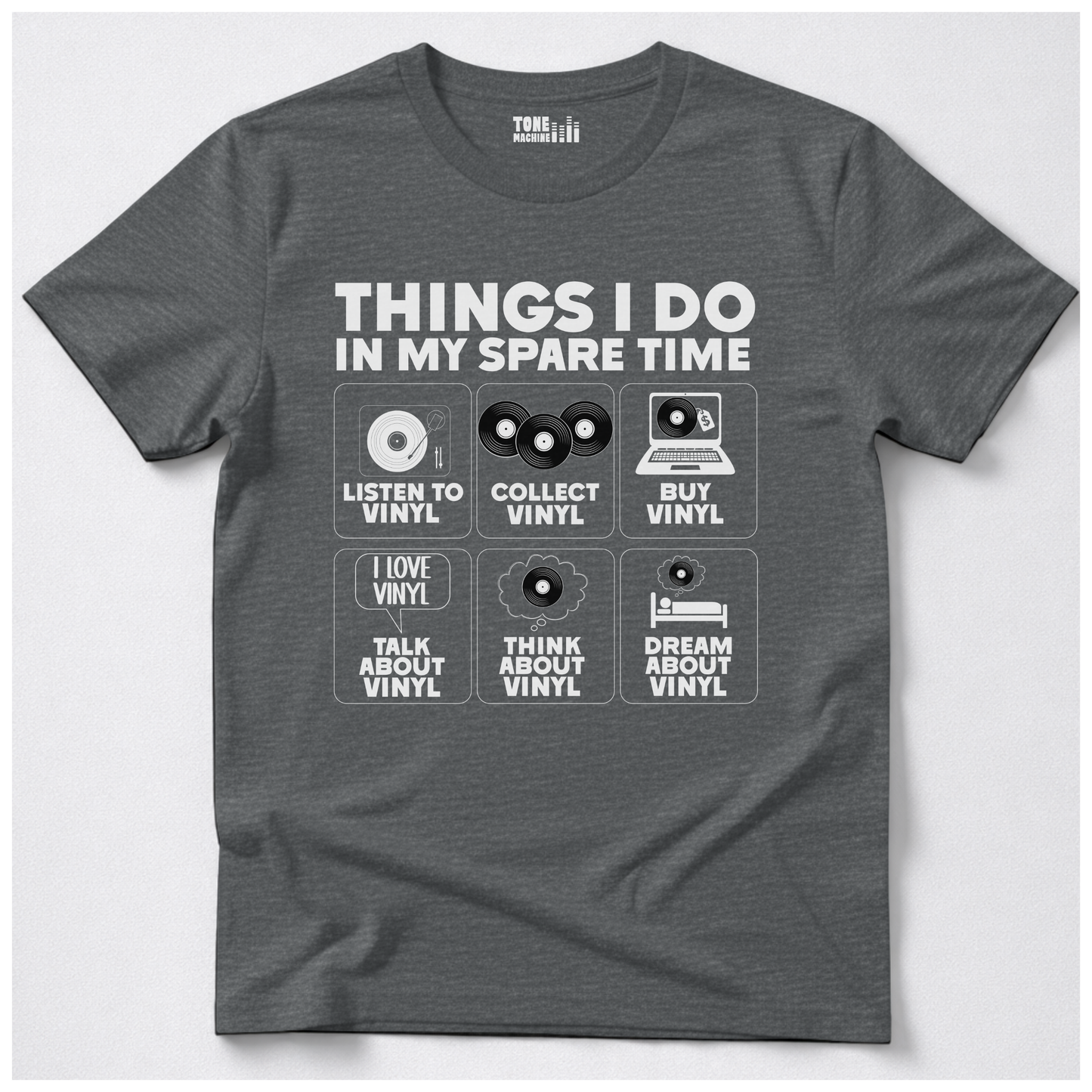Things I Do In My Spare Time Vinyl T-Shirt