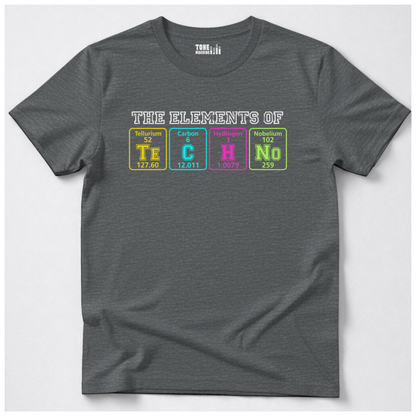 The Elements Of Techno DJ T-Shirt