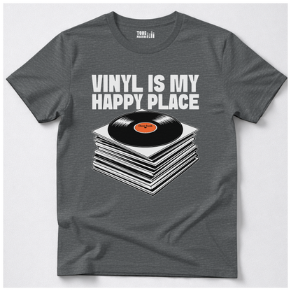 Vinyl Is My Happy Place T-Shirt