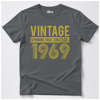 Spinning Wax Since 1969 Vinyl T-Shirt