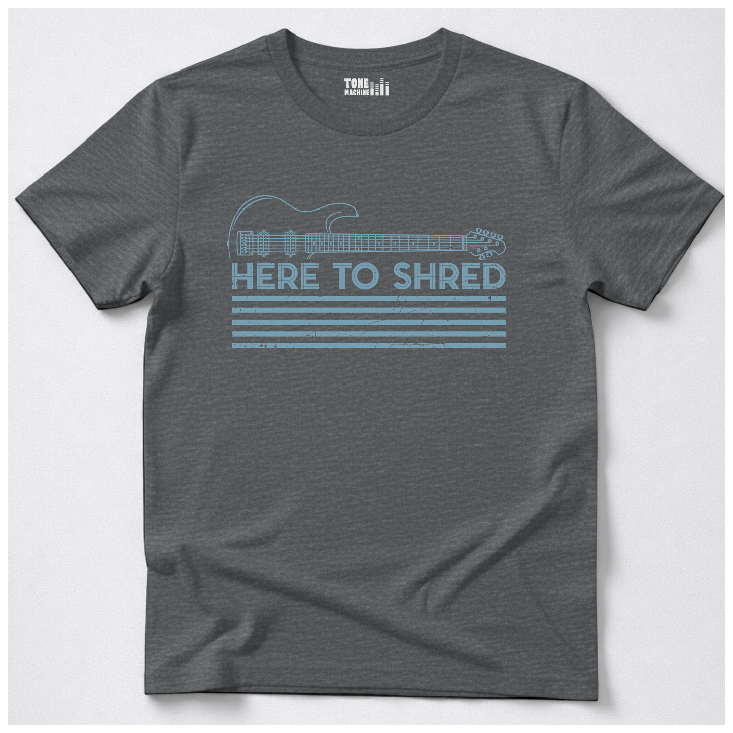 Here To Shred Guitar T-Shirt