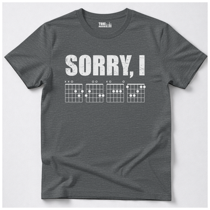 Sorry, I DGAF Guitar T-Shirt
