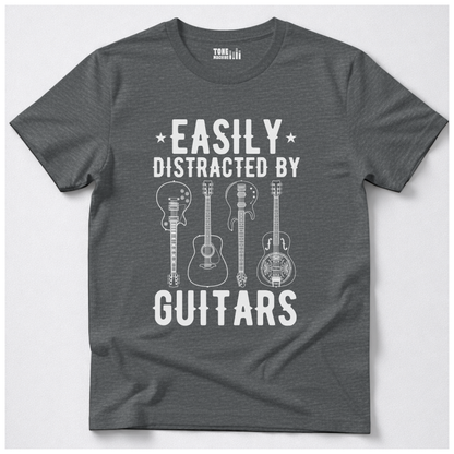 Easily Distracted By Guitars T-Shirt