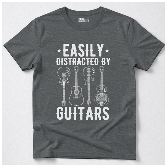 Easily Distracted By Guitars T-Shirt