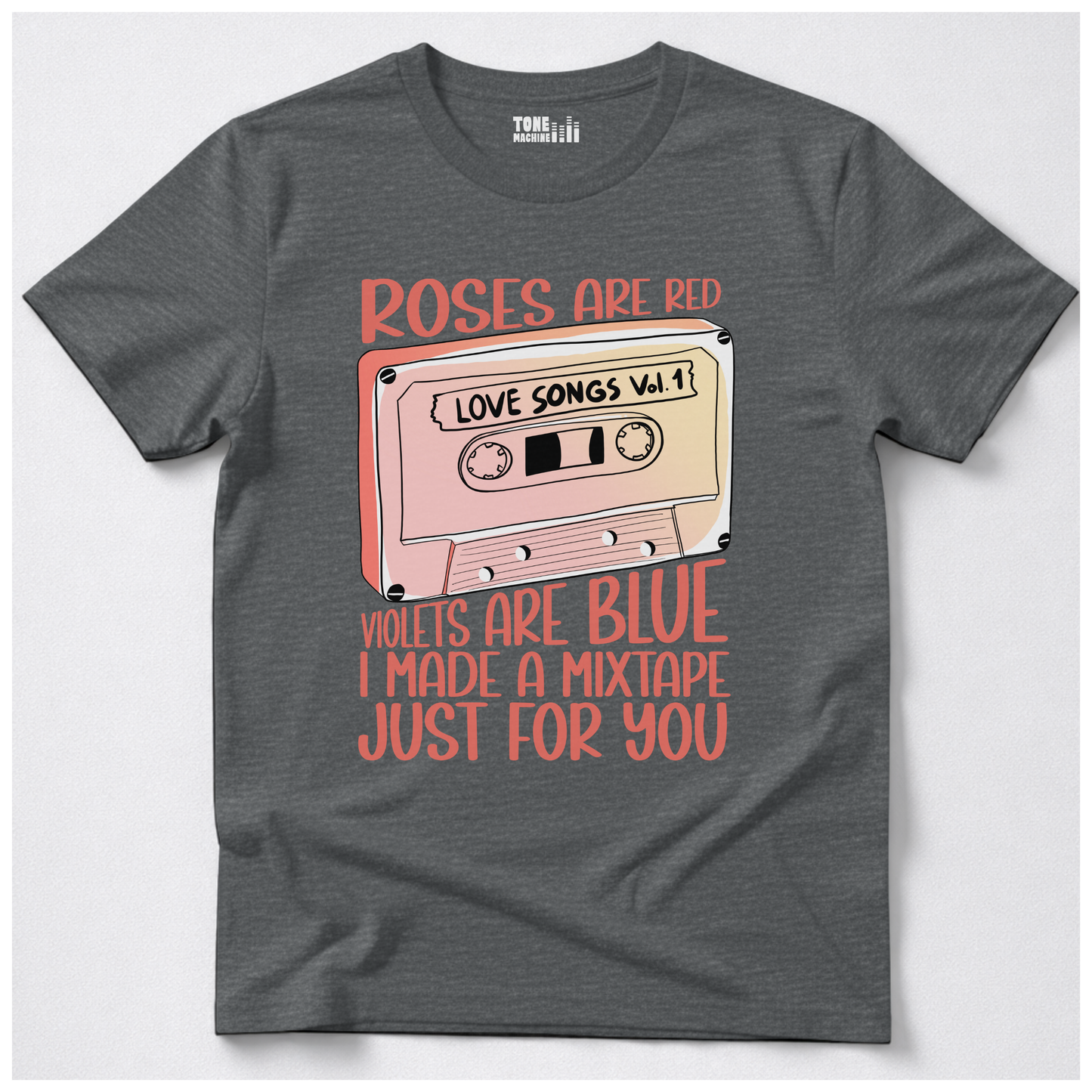 Roses Are Red Cassette Retro T-Shirt