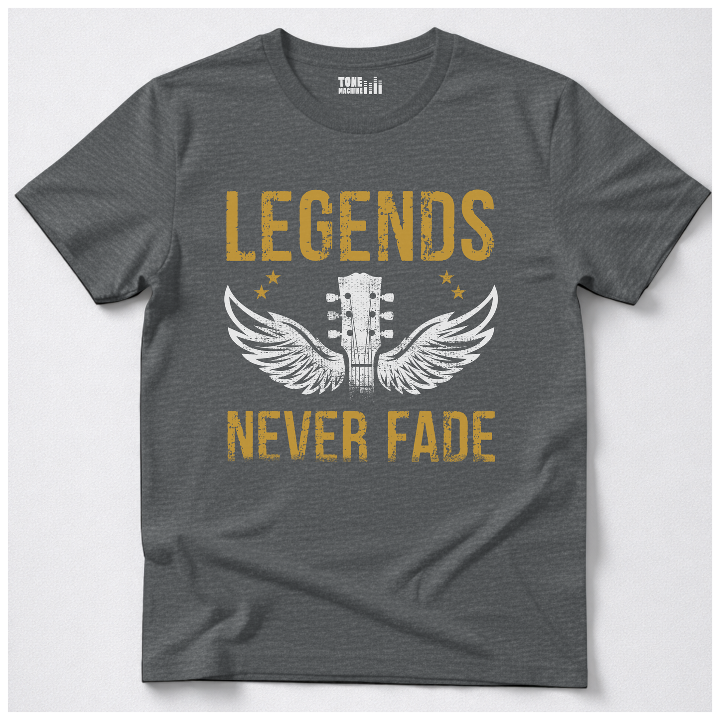 Legends Never Fade Guitar T-Shirt