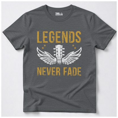Legends Never Fade Guitar T-Shirt
