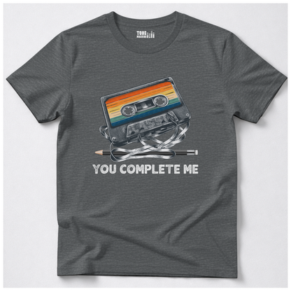 You Complete Me Cassette Retro T-Shirt