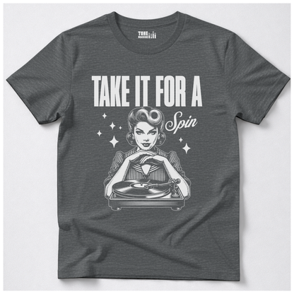 Take It For A Spin Vinyl T-Shirt