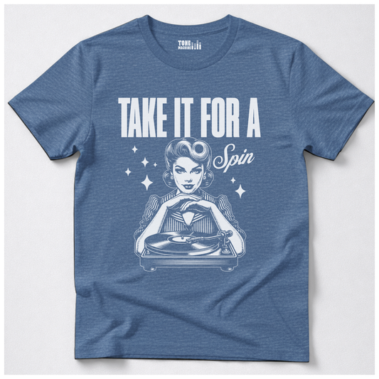 Take It For A Spin Vinyl T-Shirt