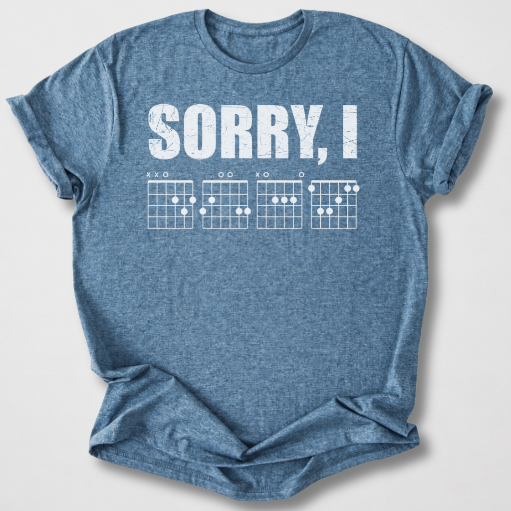 Sorry, I DGAF Guitar T-Shirt