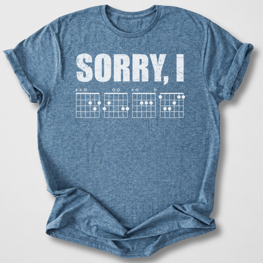 Sorry, I DGAF Guitar T-Shirt
