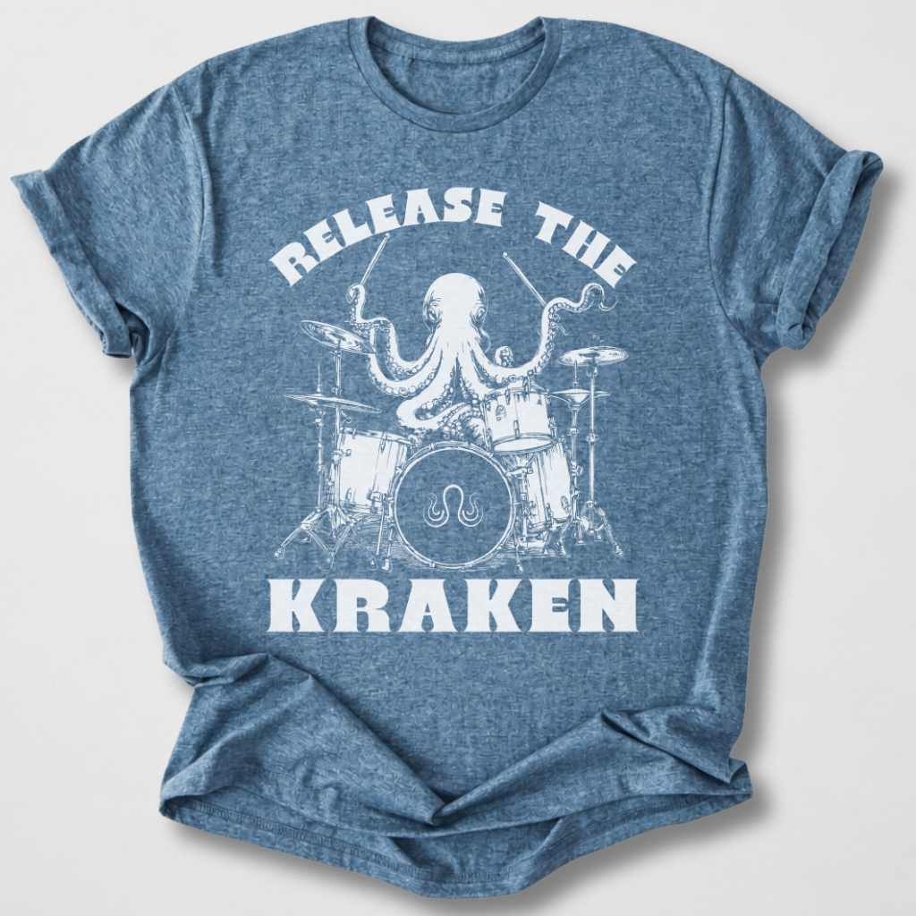 Release The Kraken Drum T-Shirt