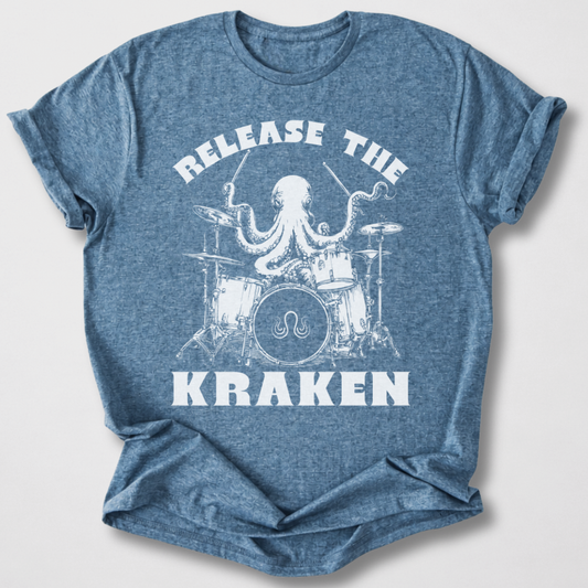 Release The Kraken Drum T-Shirt