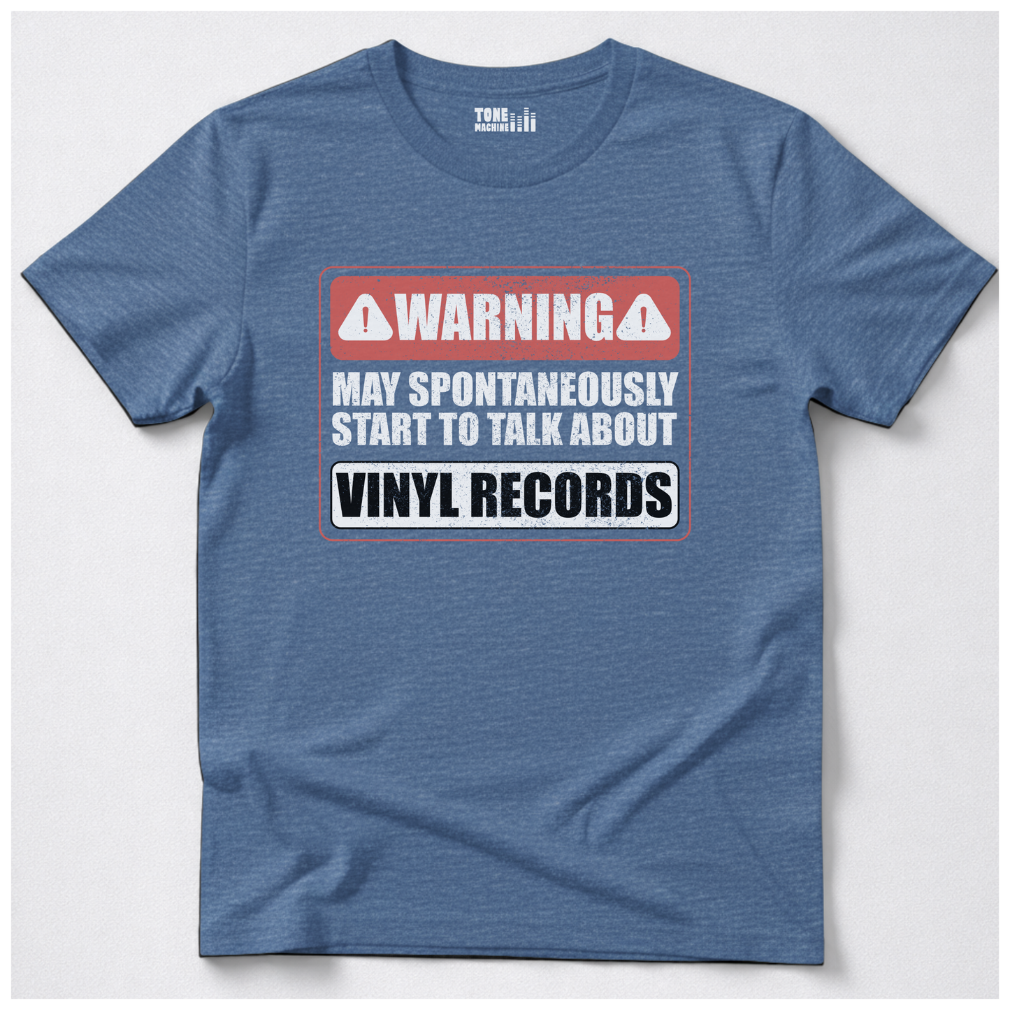Warning May Talk About Vinyl T-Shirt