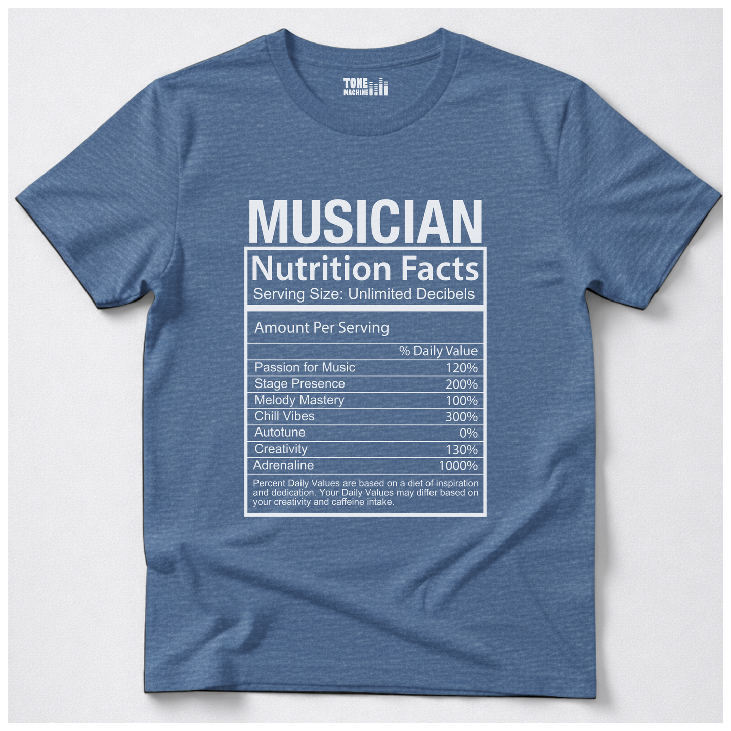 Musician Nutrition Facts T-Shirt