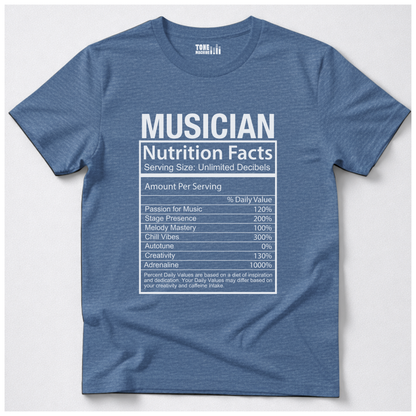 Musician Nutrition Facts T-Shirt