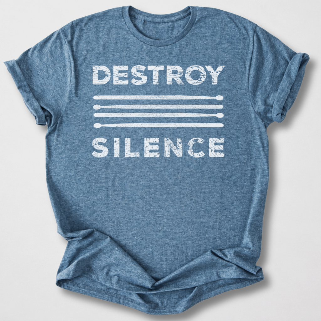Destroy Silence Drum T-Shirt