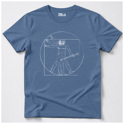 Vitruvian Guitar Man T-Shirt
